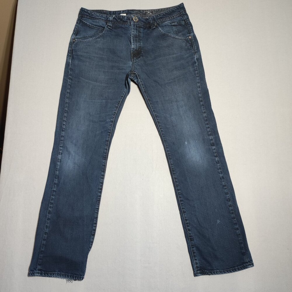 Volcom Jeans men's size 36X33 ink blue colour Nox modern fit straight leg